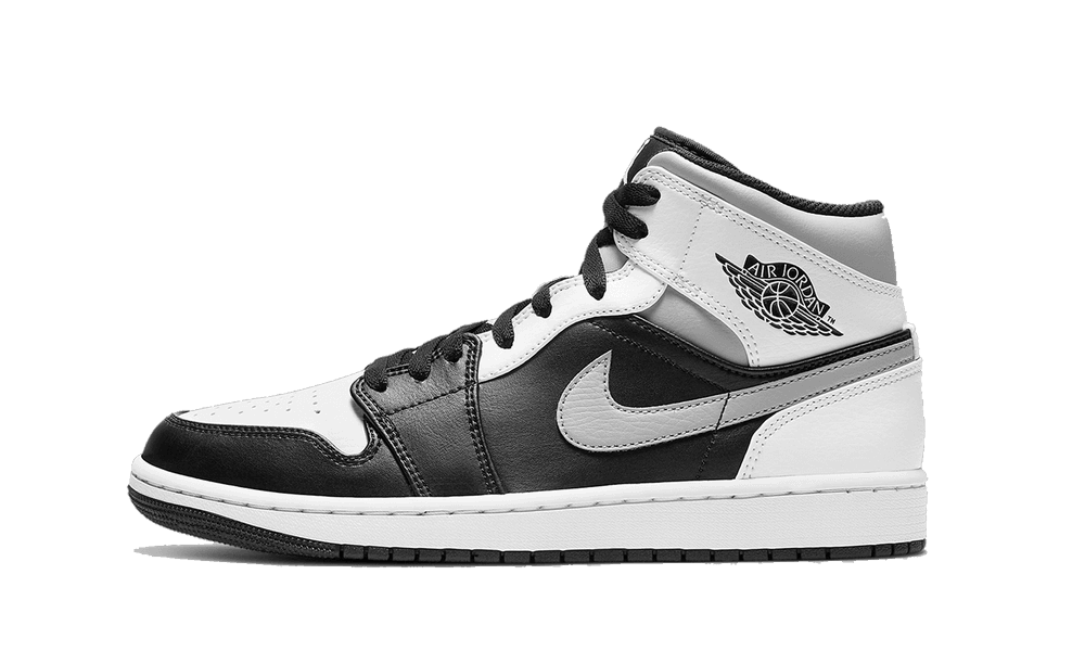 JORDAN 1 MID WHITE SHADOW