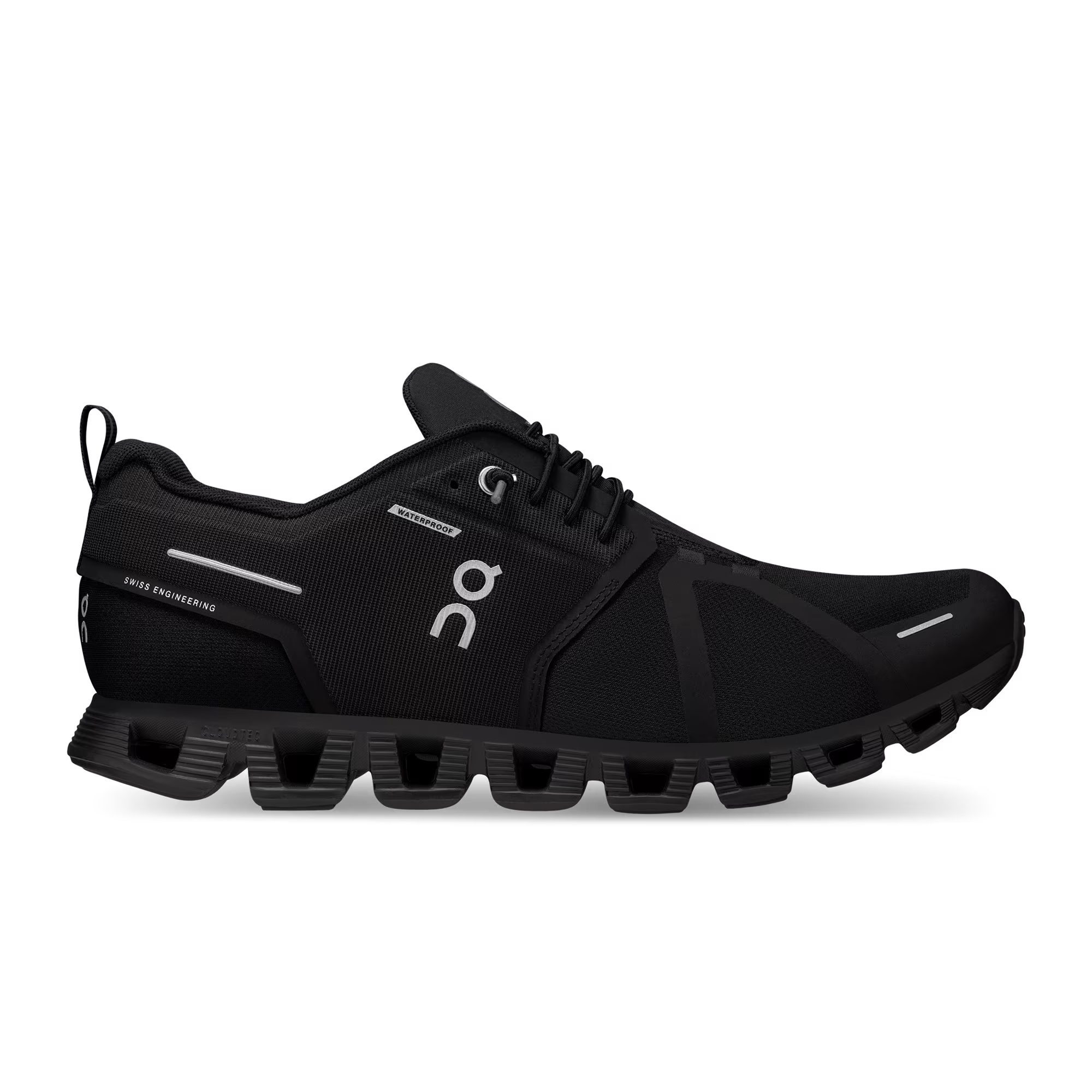 ON CLOUD 5 HERREN BLACK WATERPROOF